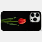 Coques Case-Mate iPhone Tulipe Rouge Rubis Noir 4 Luxe iPhone 16 Pro Max (Verso (horizontal))