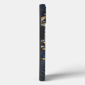 Coques Case-Mate iPhone Tulipe Saules Motif Bleu Floral de William Morris (Verso / Droite)