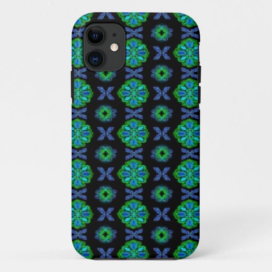 Coques Case-Mate iPhone Tulipes Artdeco dans le style rétro (Dos)