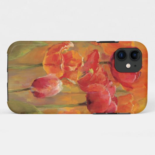 Coques Case-Mate iPhone Tulipes au milieu (Dos (Horizontal))