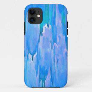 Case-Mate iPhone Case Tulipes bleues Abstraites motifs floraux