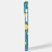 Coques Case-Mate iPhone Tulipes en bleu et jaune (Verso / Gauche)