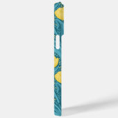 Coques Case-Mate iPhone Tulipes en bleu et jaune (Verso / Droite)