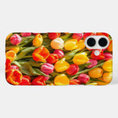 Coques Case-Mate iPhone Tulipes en fleurs complètes (Verso (horizontal))