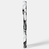 Coques Case-Mate iPhone Tulipes en noir et blanc (Verso / Gauche)