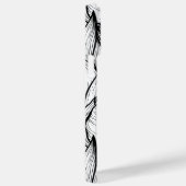 Coques Case-Mate iPhone Tulipes en noir et blanc (Verso / Droite)