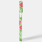 Coques Case-Mate iPhone Tulipes en rouge et vert (Verso / Droite)