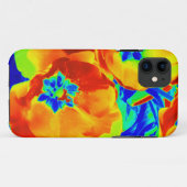 Coques Case-Mate iPhone tulipes fluorescentes (Dos (Horizontal))