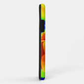 Coques Case-Mate iPhone tulipes fluorescentes (Dos/Droite)