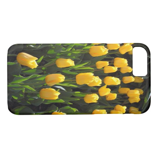 Coques Case-Mate iPhone Tulipes jaunes (Dos (Horizontal))