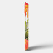 Coques Case-Mate iPhone Tulipes orange et rouge (Verso / Gauche)