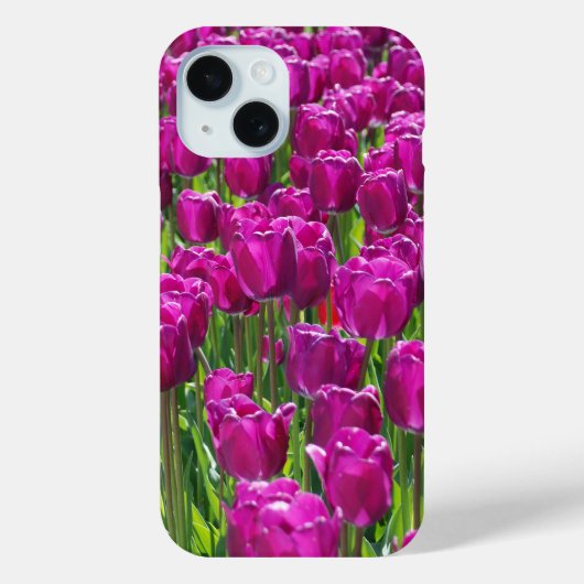 Coques Case-Mate iPhone Tulipes pourpres (Verso)