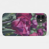 Coques Case-Mate iPhone Tulipes pourpres Aquarelle Style Art Téléphone (Dos (Horizontal))