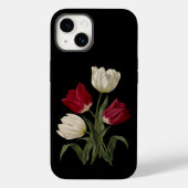 Coques Case-Mate iPhone Tulipes primitives uniques 002~ Art botanique ~ ~  (Verso)