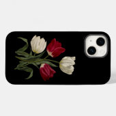 Coques Case-Mate iPhone Tulipes primitives uniques 002~ Art botanique ~ ~  (Verso (horizontal))