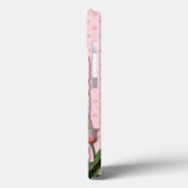 Coques Case-Mate iPhone Tulipes roses - Bichon et maltais (Verso / Gauche)