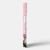 Coques Case-Mate iPhone Tulipes roses - Bichon et maltais (Verso / Droite)