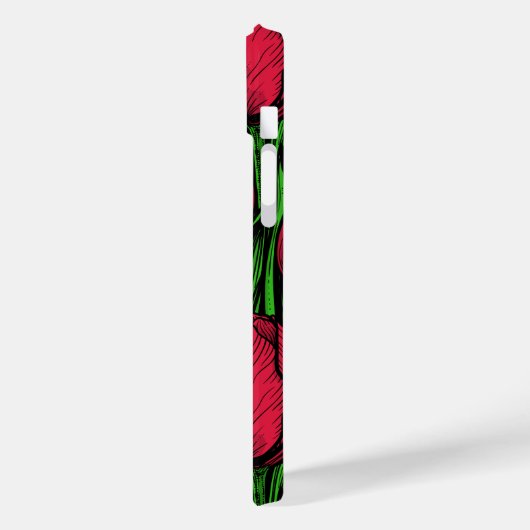 Coques Case-Mate iPhone Tulipes rouges (Verso / Gauche)