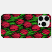 Coques Case-Mate iPhone Tulipes rouges (Verso (horizontal))