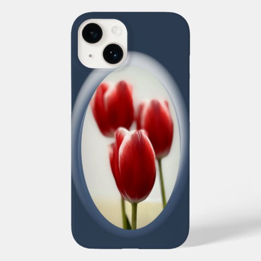 Coques Case-Mate iPhone Tulipes rouges (Verso)