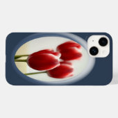 Coques Case-Mate iPhone Tulipes rouges (Verso (horizontal))