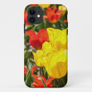 Coques Pour iPhone Tulipes rouges et jaunes