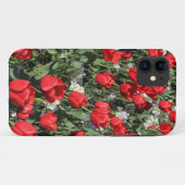 Coques Case-Mate iPhone Tulipes rouges et Primroses blanches (Dos (Horizontal))