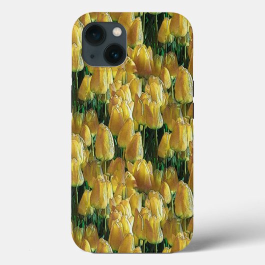 Coques Case-Mate iPhone Tulips Sunshine Yellow (Verso)