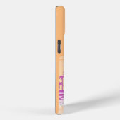 Coques Case-Mate iPhone Tulum, Art Voyage, Art Rétro, Rose, Orange (Verso / Droite)