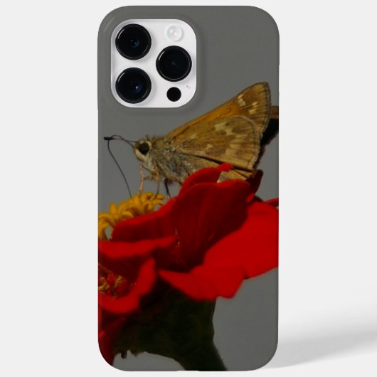 Coques Case-Mate iPhone Tumeaux et Zinnia rouge (Verso)
