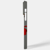 Coques Case-Mate iPhone Tumeaux et Zinnia rouge (Verso / Gauche)