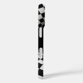 Coques Case-Mate iPhone Tunnel d'illusion optique en noir et blanc (Verso / Droite)