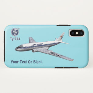 Etui iPhone Case-Mate Tupolev soviétique (Т у п о л е в) Tu-104 Airliner