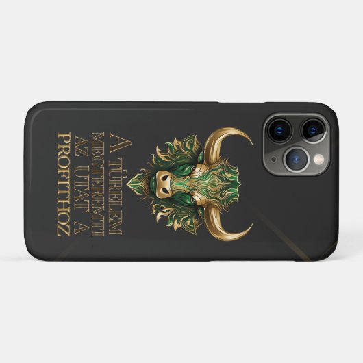 Coques Case-Mate iPhone Türelem | Motiváció | Marché Bull (Dos (Horizontal))