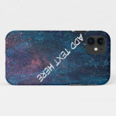 Coques Case-Mate iPhone Turqouise Galaxy Paint Sparkings (Dos (Horizontal))