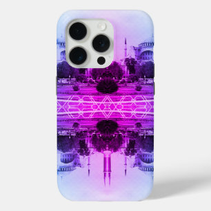 Coque iPhone 15 Pro Turquie Vintage Istanbul Basilique Sainte Sophie