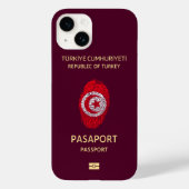 Coques Case-Mate iPhone Turquie Voyage Passeport Imprimer Souvenir (Verso)