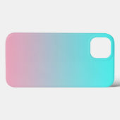 Coques Case-Mate iPhone Turquoise à rose simple dégradé Blended Arrière -  (Verso (horizontal))