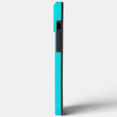 Coques Case-Mate iPhone Turquoise Bleu AMOUR Romantique Élégant (Verso / Gauche)