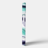Coques Case-Mate iPhone Turquoise, Bleu et Marbre blanc (Verso / Droite)