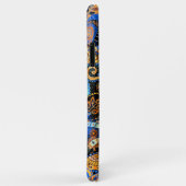 Coques Case-Mate iPhone Turquoise Bleu Orange Noir Paisley Art Floral (Dos/Droite)