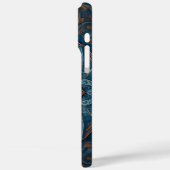 Coques Case-Mate iPhone Turquoise bleu turc Motif Mandala (Verso / Gauche)