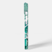 Coques Case-Mate iPhone Turquoise Bleu & Turquoise Aquarelle Botanique Mod (Verso / Gauche)