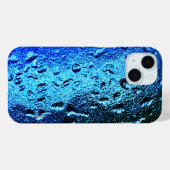 Coques Case-Mate iPhone Turquoise Bleu Vert brillant Bleu blanc Slick gout (Verso (horizontal))