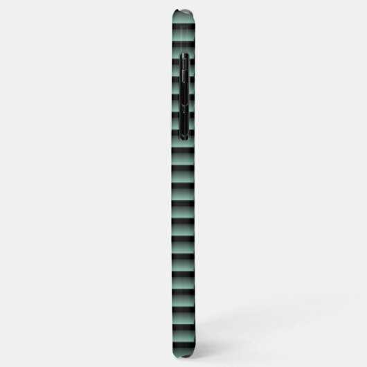Coques Case-Mate iPhone Turquoise Bleu Vert Industriel Acier Inoxydable (Dos/Gauche)
