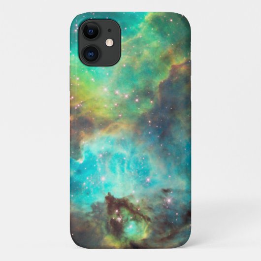 Coques Case-Mate iPhone Turquoise Blue Aqua Nebula iPhone (Dos)