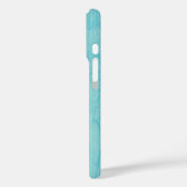 Coques Case-Mate iPhone turquoise bois shabby chic (Verso / Gauche)