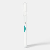 Coques Case-Mate iPhone Turquoise Boomerang Retro Mid Century Moderne (Verso / Gauche)