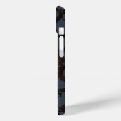 Coques Case-Mate iPhone turquoise Brown western pays à outils cuir (Verso / Gauche)