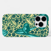 Coques Case-Mate iPhone Turquoise bulbo flowers (Verso (horizontal))
